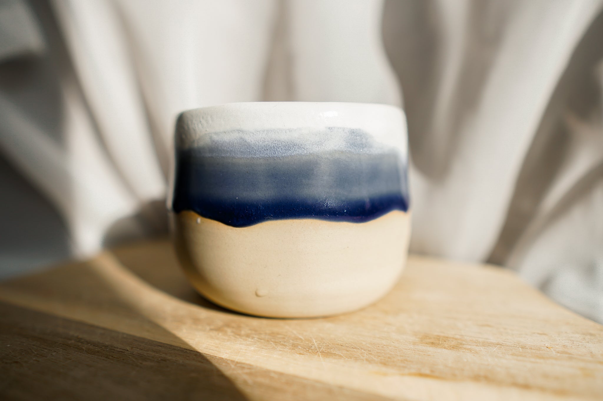 Cappuccino-Tasse Wave – Handmade & Unikat