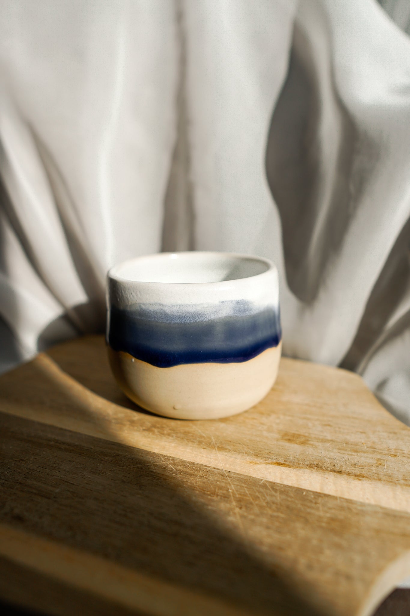Cappuccino-Tasse Wave – Handmade & Unikat