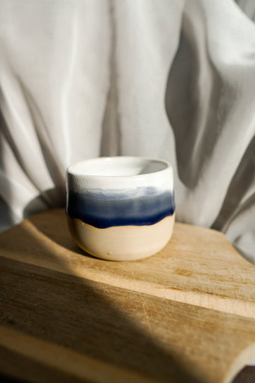 Cappuccino-Tasse Wave – Handmade & Unikat