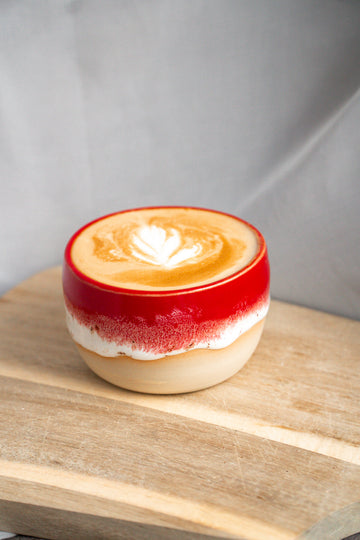 Cappuccino-Tasse Sun – Handmade & Unikat